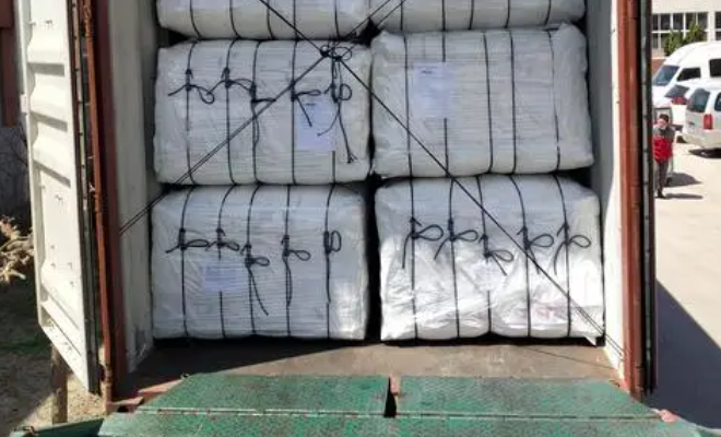 海运集装箱吨袋_塑料颗：：：Ｔ